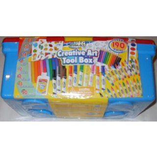 Roseart Creative Art Tool Box   Over 190 Pieces!: Toys & Games