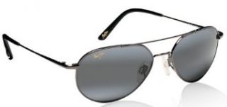Maui Jim LANAI 306 02 sunglasses Gunmetal with Gray lenses: Clothing