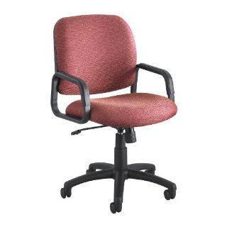 Cava&reg High Back Swivel/Tilt Chair, Black Frame, Burgundy Fabric (SAF3450BG) : Reception Room Chairs : Office Products