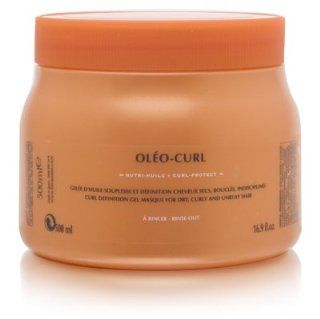 Oreal Kerastase Nutritive Oleo Curl Curl Definition Gel Masque for Dry Curly and Unruly Hair 500ml/16.9oz  Hair Styling Gels  Beauty