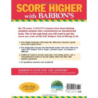 Barron's SAT Subject Test Biology E/M, 4th Edition: Deborah T. Goldberg M.S.: 9781438002132: Books