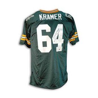 Jerry Kramer Signed Green Bay Packers Throwback Jersey   5x NFL Champs: Sports Collectibles