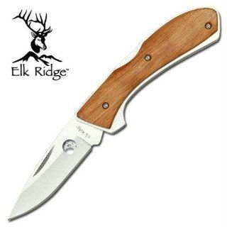 Elk Ridge ER 094 Gentleman's Knife 4.5 Inch Closed : Hunting Knives : Sports & Outdoors