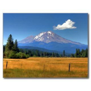 MOUNT SHASTA NEAR McCLOUD Post Cards