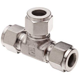 Parker A Lok 8ET8 316 316 Stainless Steel Compression Tube Fitting, Tee, 1/2" Tube OD: Industrial & Scientific