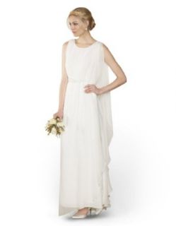 Monsoon Womens Kora Embellished Bridal Dress Size US 6 White at  Womens Clothing store