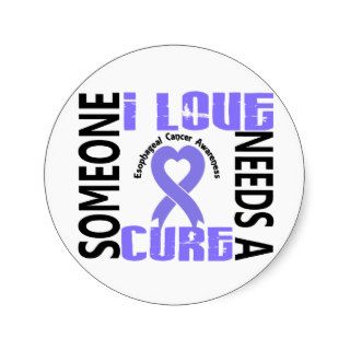 Needs A Cure 4 Esophageal Cancer Sticker
