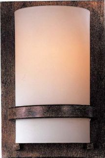 Minka Lavery 342 357, Wall Sconces Glass Wall Sconce Lighting, 1 Light, 100 Total Watts, Iron    