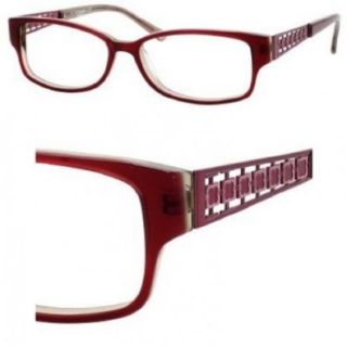 LIZ CLAIBORNE Eyeglasses 369 0FV2 Wine 54MM: Clothing