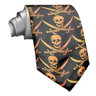 Jolly Roger Pirate Flag Tie