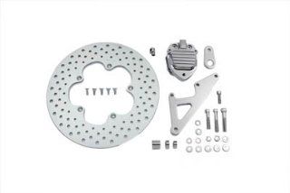 Motorcycle Front Brake Caliper and 11 1/2" Disc Kit: Automotive