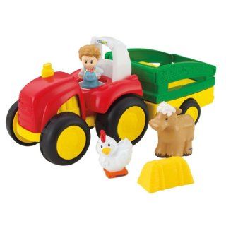 Fisher Price Little People Tow 'n Pull Tractor: Toys & Games