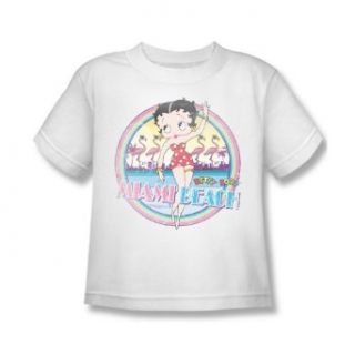 Boop Miami Beach Juvy White T Shirt BB727 KT: Fashion T Shirts: Clothing