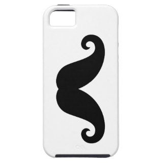 Funny black handlebar mustache trendy hipster iPhone 5 cover