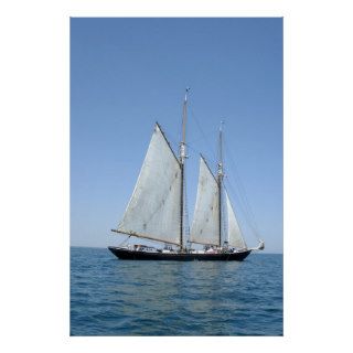 Vintage Sail boat Poster