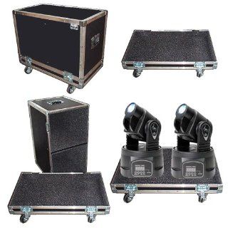 Lighting ATA 2 in 1 Case 1/4" Medium Duty "Tray Style" for Chauvet Q Spot 160 Moving Head Musical Instruments