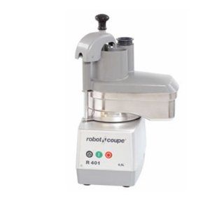 Robot Coupe R401C Commercial Food Processor w/ Stainless Continuous Feed Attachment & 2 Discs, Each: Full Size Food Processors: Kitchen & Dining