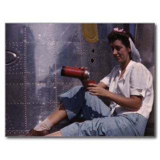 A Factory Worker at Lunch Postcards