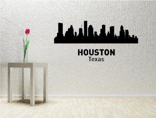 Houston city Vinyl Wall Decals Quotes Sayings Words Art Decor Lettering Vinyl Wall Art Inspirational Uplifting  Nursery Wall Decor  Baby