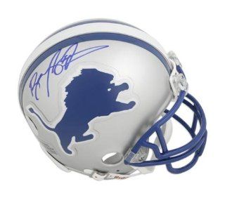 Barry Sanders Detroit Lions Autographed Replica Mini Helmet   Memories   Mounted Memories Certified Sports Collectibles