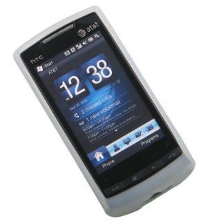 CoverON Silicon Skin CLEAR Rubber Soft Cover Case for HTC AT&T PURE [WCP369]: Cell Phones & Accessories