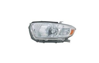 08 10 Toyota Highlander Headlights Headlamps Head Lights Lamps Pair Set: Automotive