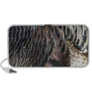 Wild Turkey Feathers Doodle Travel Speakers