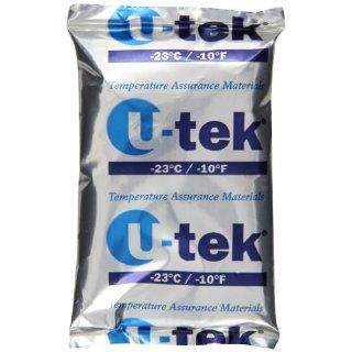 ThermoSafe U tek 432 Phase Change Material Gel,  23C Temperature, 6" L x 4" W x 0.75" H (Case of 36): Science Lab Instruments: Industrial & Scientific