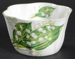 Shelley Lily Of The Valley She(Grntrm/Daintyshp) Mini Open Sugar Bowl, Fine Chin