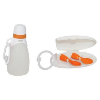 INFANTINO Fresh Squeezed   Reusable Pouches & Spoons Bundle