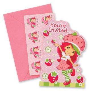 Strawberry Shortcake Party Invitations   Party Supplies   8 per Pack: Toys & Games