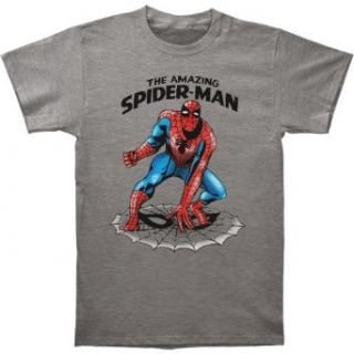 The Amazing Spider Man Slim Fit Adult T shirt: Clothing