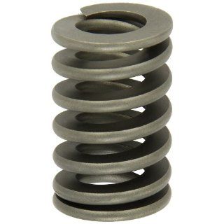 Heavy Duty Compression Spring, Chrome Silicon Steel Alloy, Inch, 2" OD, 0.225 x 0.437" Wire Size, 3" Free Length, 2.25" Compressed Length, 697.5lbs Load Capacity, 930lbs/in Spring Rate (Pack of 5)