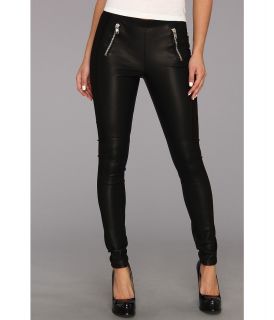 BB Dakota Drea Vegan Leather Pants Womens Casual Pants (Black)