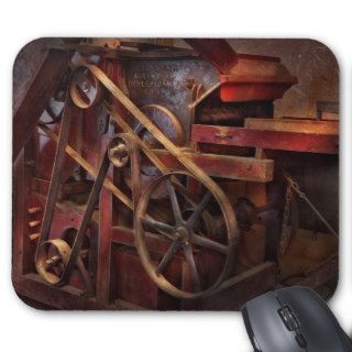 Steampunk   Gear   Belts and Wheels Mouse Pad