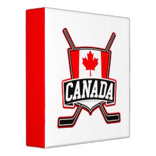 Canadian Hockey Logo Binder