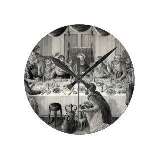 The Last Supper Round Wall Clock