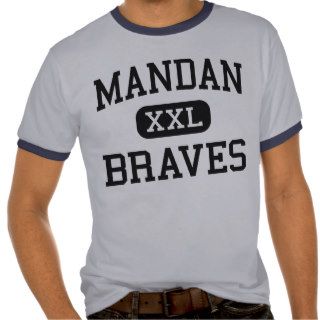 Mandan   Braves   High   Mandan North Dakota Tee Shirts