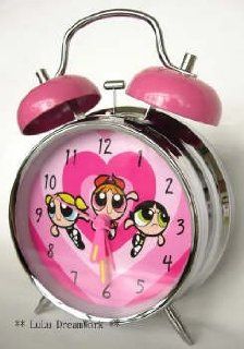 Powerpuff Girls Alarm Clock : Twin bell alarm clock: Electronics