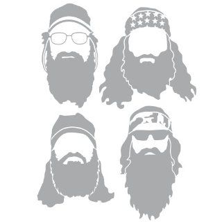 Duck Dynasty Robertson's Light Gray Silhouette Car and Truck Decal   Wall Decor Stickers