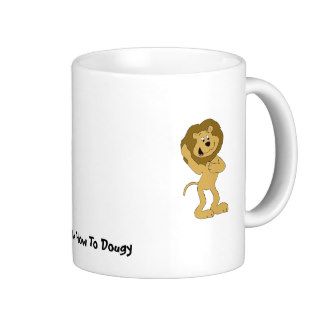 Cartoon Hip Hop Lion Doing The Dougie Coffee Mugs