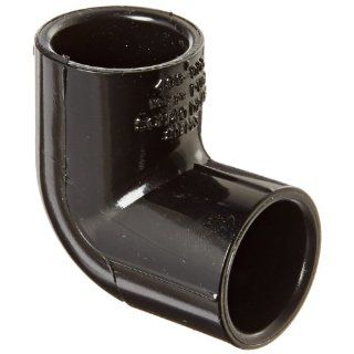 Spears 406 B Series PVC Pipe Fitting, 90 Degree Elbow, Schedule 40, Black, 1/2" Socket: Industrial Pipe Fittings: Industrial & Scientific