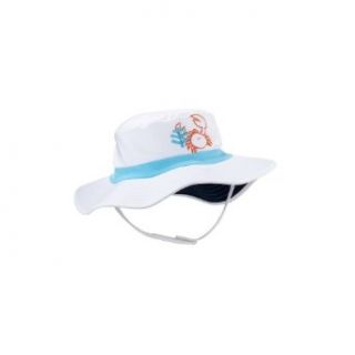 Coolibar UPF 50+ Kid's Infant Beach Bucket Hat   Sun Protection (One Size   Hermit Crab): Clothing