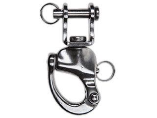 FIVE OCEAN # FO 446 SNAP JAW SWIVEL EYE STAINLESS STEEL SHACKLE  6 MM (1/4")PIN  Sailboat hardware : Sailing Hardware : Sports & Outdoors