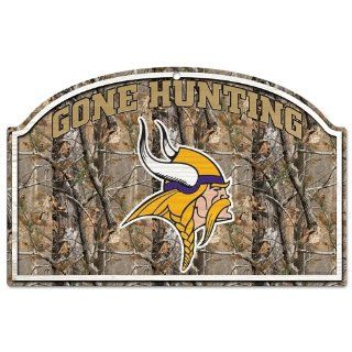 Minnesota Vikings Official NFL 17"x11" Wood Sign by Wincraft : Sports Fan Decorative Plaques : Sports & Outdoors
