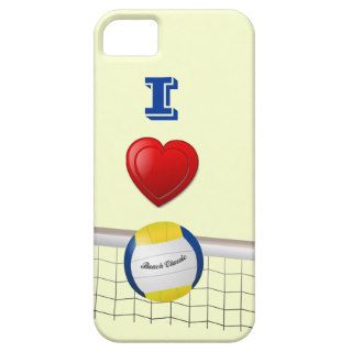 I LOVE  VOLLEYBALL iPhone 5 Case