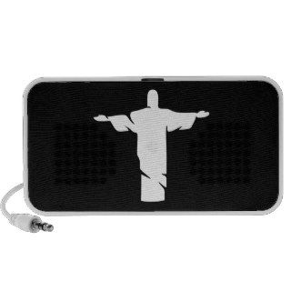 Christ the Redeemer Pictogram Doodle Speaker