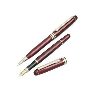 SKILCRAFT   7520 01 451 9188   Executive Fountain Pen and Ball Point Pen Set, Burgundy Barrel, Black Ink : Office Products