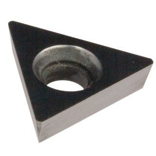 Dorian Tool HP High Performance 11 Degrees ANSI Tungsten Carbide Molded Positive Turning Insert, DNU25GT, Uncoated (Bright) Finish, TPGB Style, UEN Chipbreaker, TPGB 432 UEN, 3/16" Thickness, 0.031" Nose Radius (Pack of 10): Industrial & Scie
