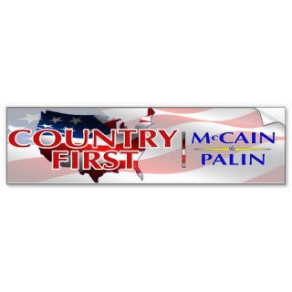 Country First Bumper Sticker